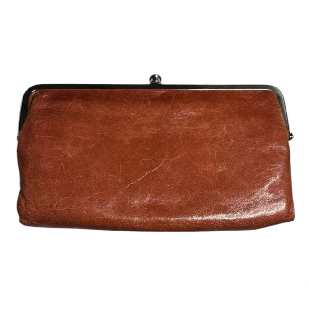 HOBO Lauren Earthy Bag Leather Brown Fall Clutch
